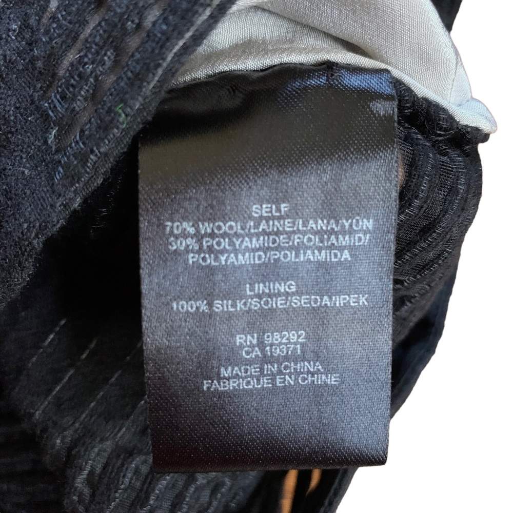 Tibi Cropped Wool Blend Sheer Panel Button Back B… - image 8